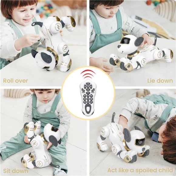 Robot Dog Toys Interactive Dogs Toy with Sing Dance Programmable for Ages 8-12 - Picture 4 of 6